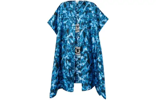 Burberry Cloaks Women's Blue Moderate