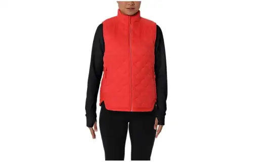 ASICS Vests Women's Orange Stand Collar Moderate Other