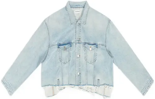 Balenciaga Denim Jacket Women's Blue