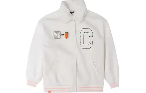 Converse CNY Baseball Jacket Women's Milk White