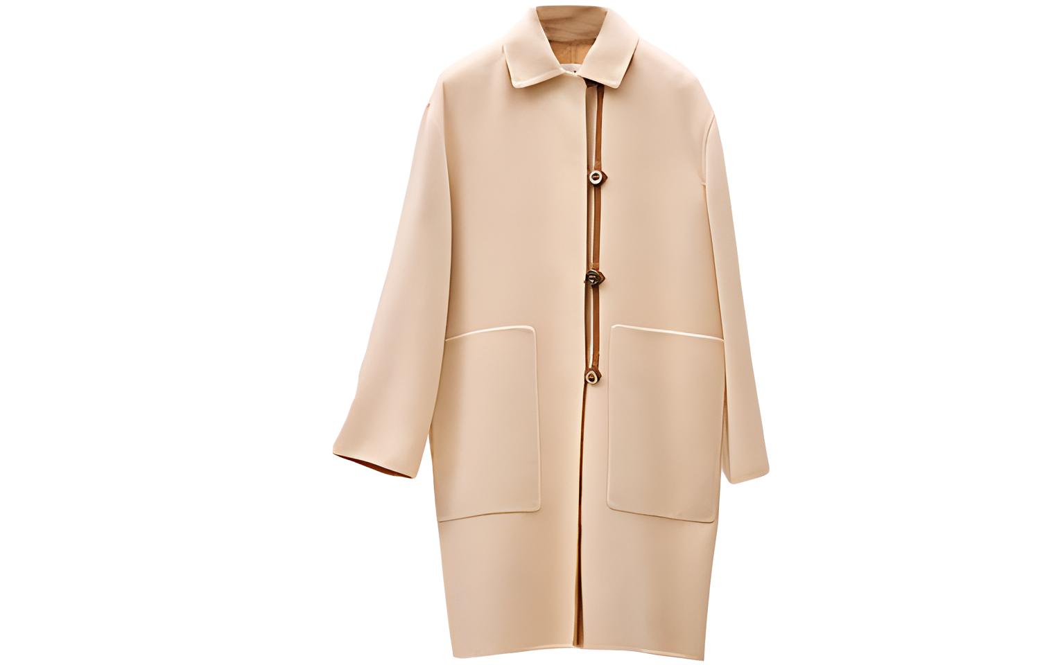 Женское пальто Hermes SS22 (желтое)