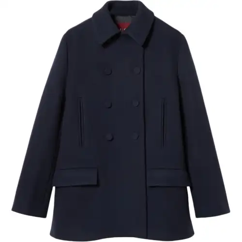 GUCCI Batavia Collared Button Up Coat