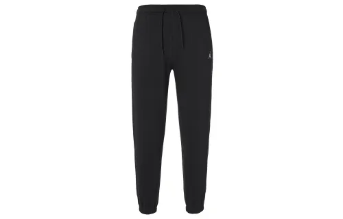Jordan Casual Pants Women's Black Thickened And Fleece Lined Cuffed Pants