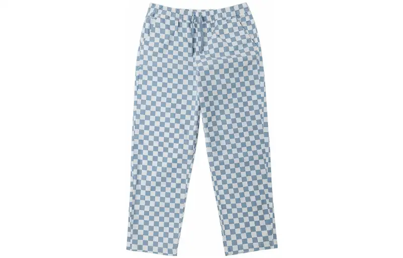 Vans Knitted Sweatpants Women's Blue Moderate Straight Fit Pants