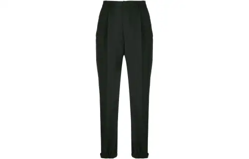 PRADA Casual Pants Women's Black Moderate Tapered Pants