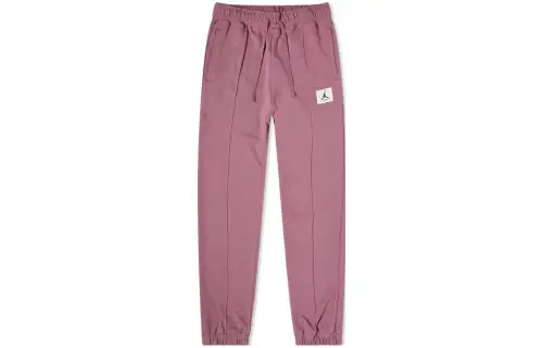 Jordan Women's Knitted Sweatpants Women's Rose Brown Moderate Cuffed Pants