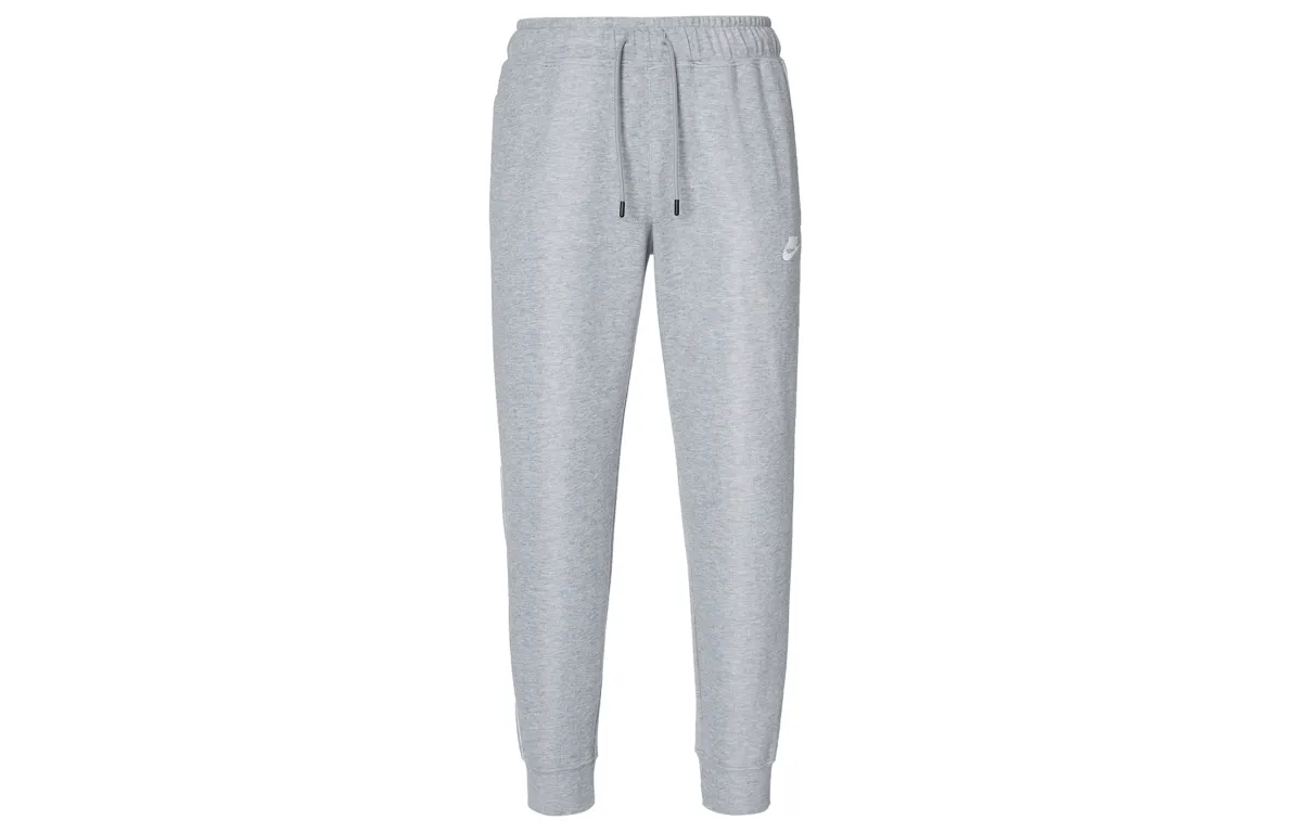 Nike Knitted Sweatpants Women's Gray Moderate Cuffed Pants