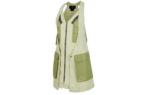 Jordan Vests Women's Green V Neck Moderate Other