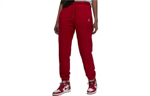 Jordan Knitted Sweatpants Women's Red Moderate Sweatpants