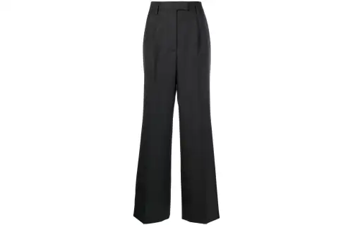 PRADA Casual Pants Women's Black Moderate Flared Pants