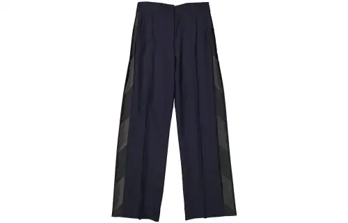 Burberry FW23 Casual Pants Women's Marine Blue