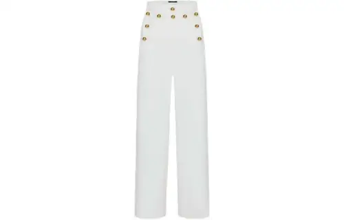 LOUIS VUITTON Casual Pants Women's White