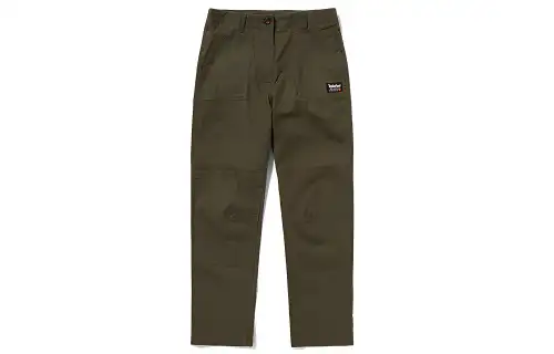 Timberland Cargo Pants Women's Army Green Moderate Straight Fit Pants