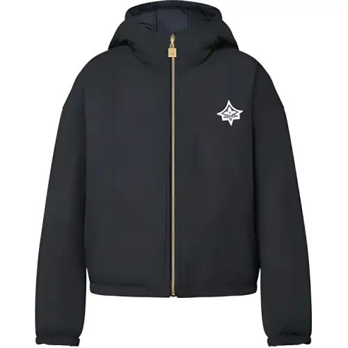 LOUIS VUITTON Parka Coat Women's Black