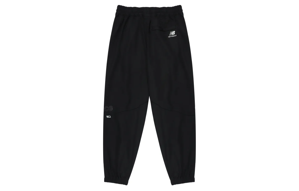 New Balance Knitted Sweatpants Women's Black Moderate Cuffed Pants