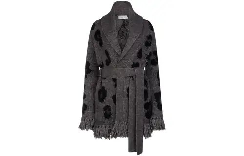 DIOR Coats Women's Black Gray Color Lapel Moderate