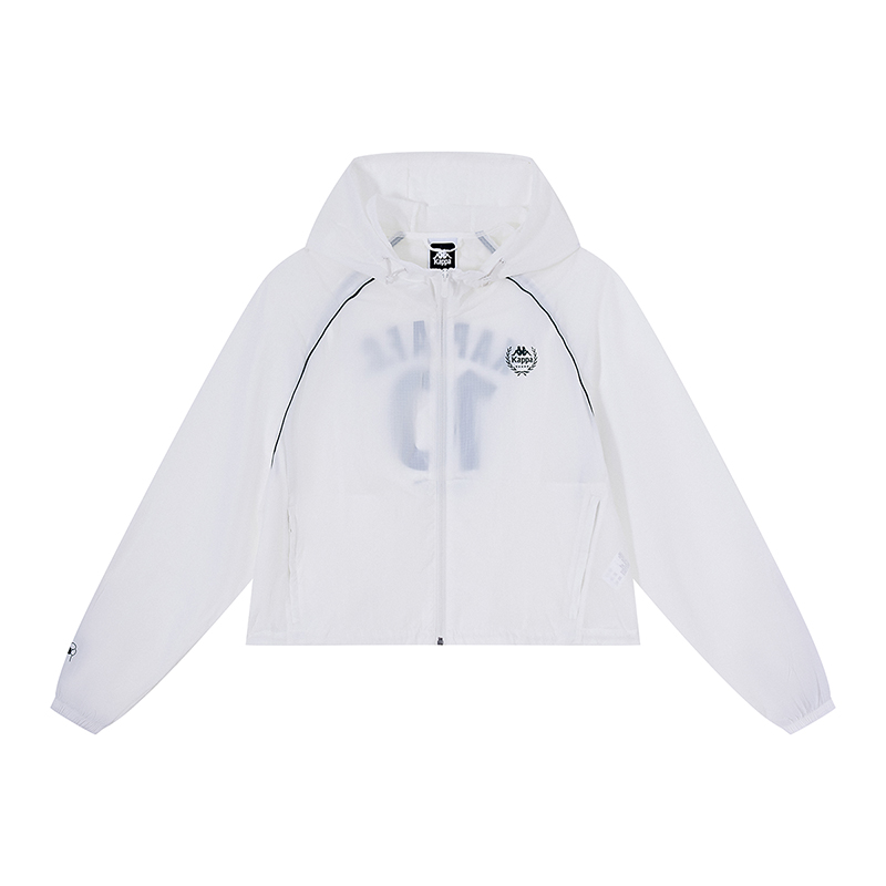 Женская куртка Kappa Windbreaker (белая)