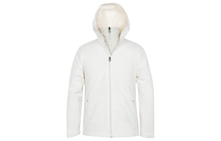 THE NORTH FACE Windbreaker Jackets Women's Ecru Hooded Moderate