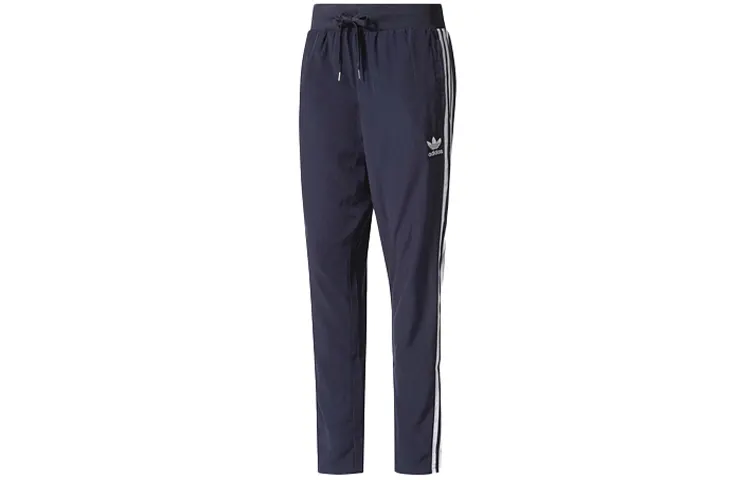 Adidas Originals Knitted Sweatpants Women's Legend Ink Moderate Straight Fit Pants