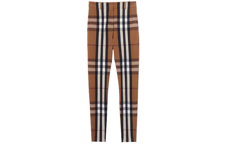 Женские штаны Burberry SS21 (коричневые)