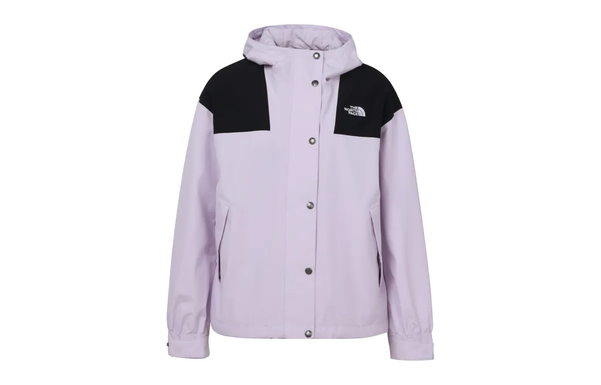 THE NORTH FACE Urban Exploration Outdoor Hiking Waterproof, Windproof, And Breathable Windbreaker Jacket Women's Purple