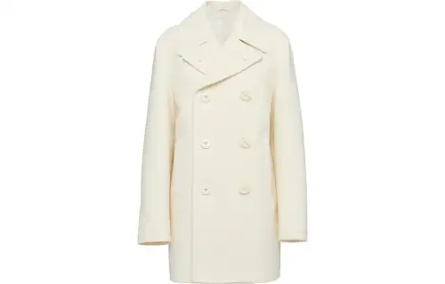 Prada Double-Breasted Long-Sleeved Coat