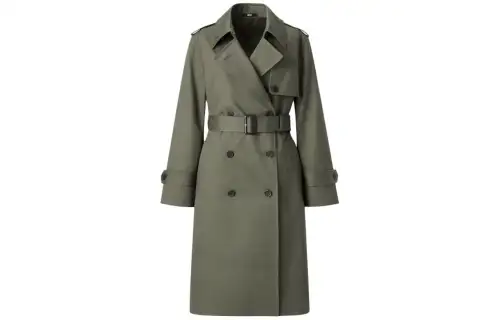 UNIQLO Trench Coat Women's Olive