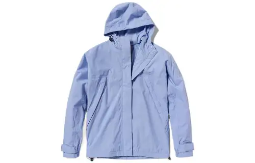 Timberland Windbreaker Jackets Women's Blue Purple Gray Hooded Moderate