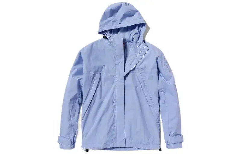 Timberland Windbreaker Jackets Women's Blue Purple Gray Hooded Moderate