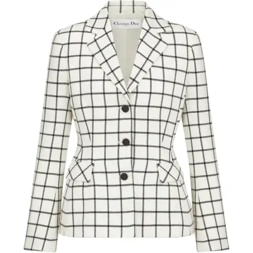 DIOR SS24 Business Suit Coat Women's White