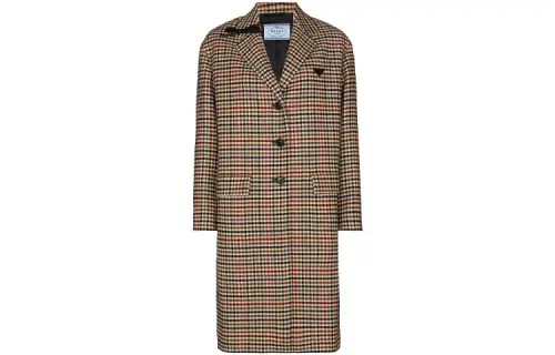 PRADA Coats Women's Umber Lapel Moderate