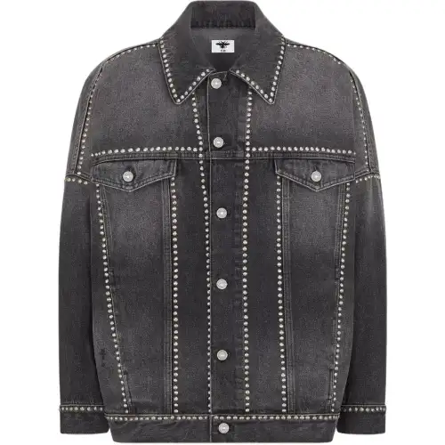 DIOR SS25 Denim Jacket Women's Black