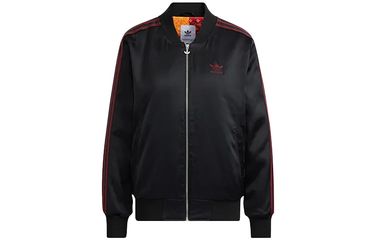 Adidas Originals Puffer Jacket Winter Women's Swirl Neon Red