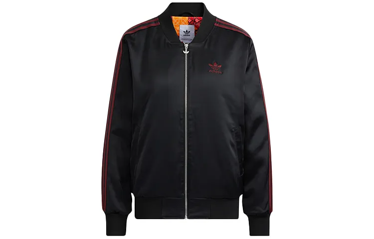 Adidas Originals Puffer Jacket Winter Women's Swirl Neon Red