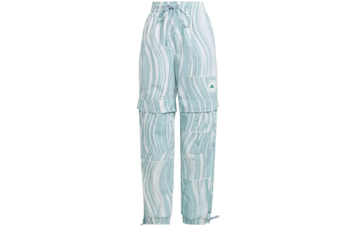 Adidas Knitted Sweatpants Women's Blue