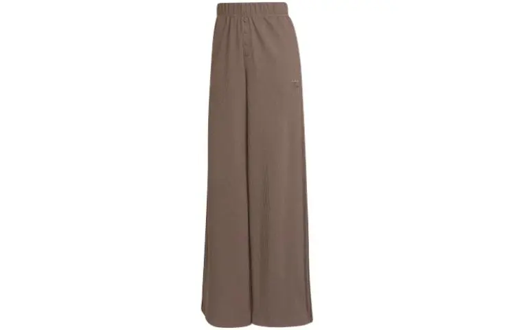 Adidas Originals Casual Pants Women's Brown Moderate Wide Leg Pants