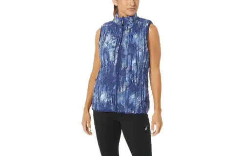 ASICS Vests Women's Purple Stand Collar Moderate Other