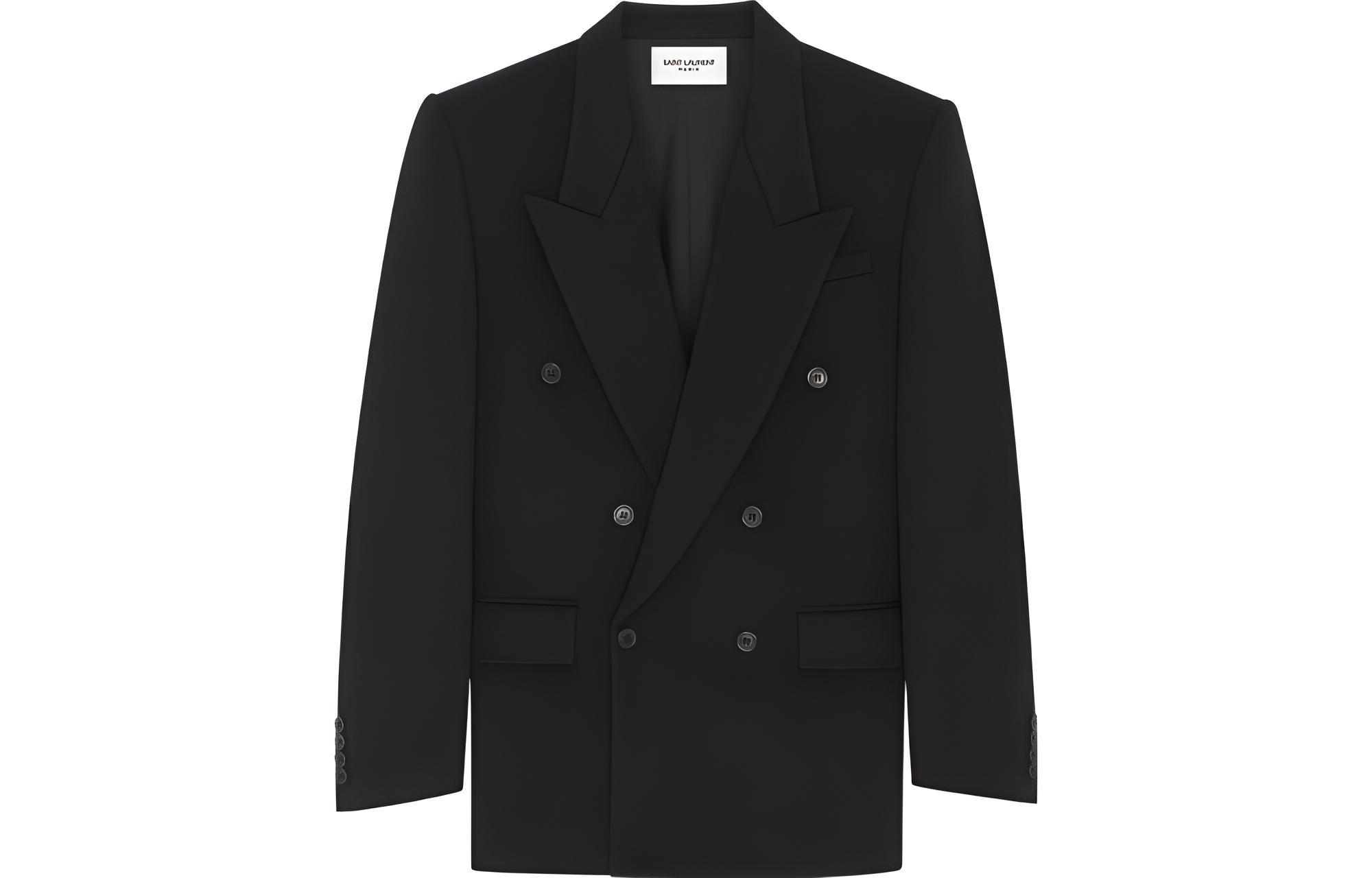 SAINT LAURENT FW23 Business Suit Coat Women's Black