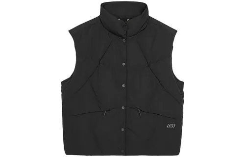 Skechers Down Vests Women's Stand Collar Moderate Other