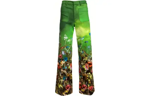 DIOR Casual Pants Women's Green