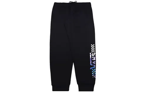 Vans Cuff Print Fleece Lined Knitted Sweatpants Women's Black