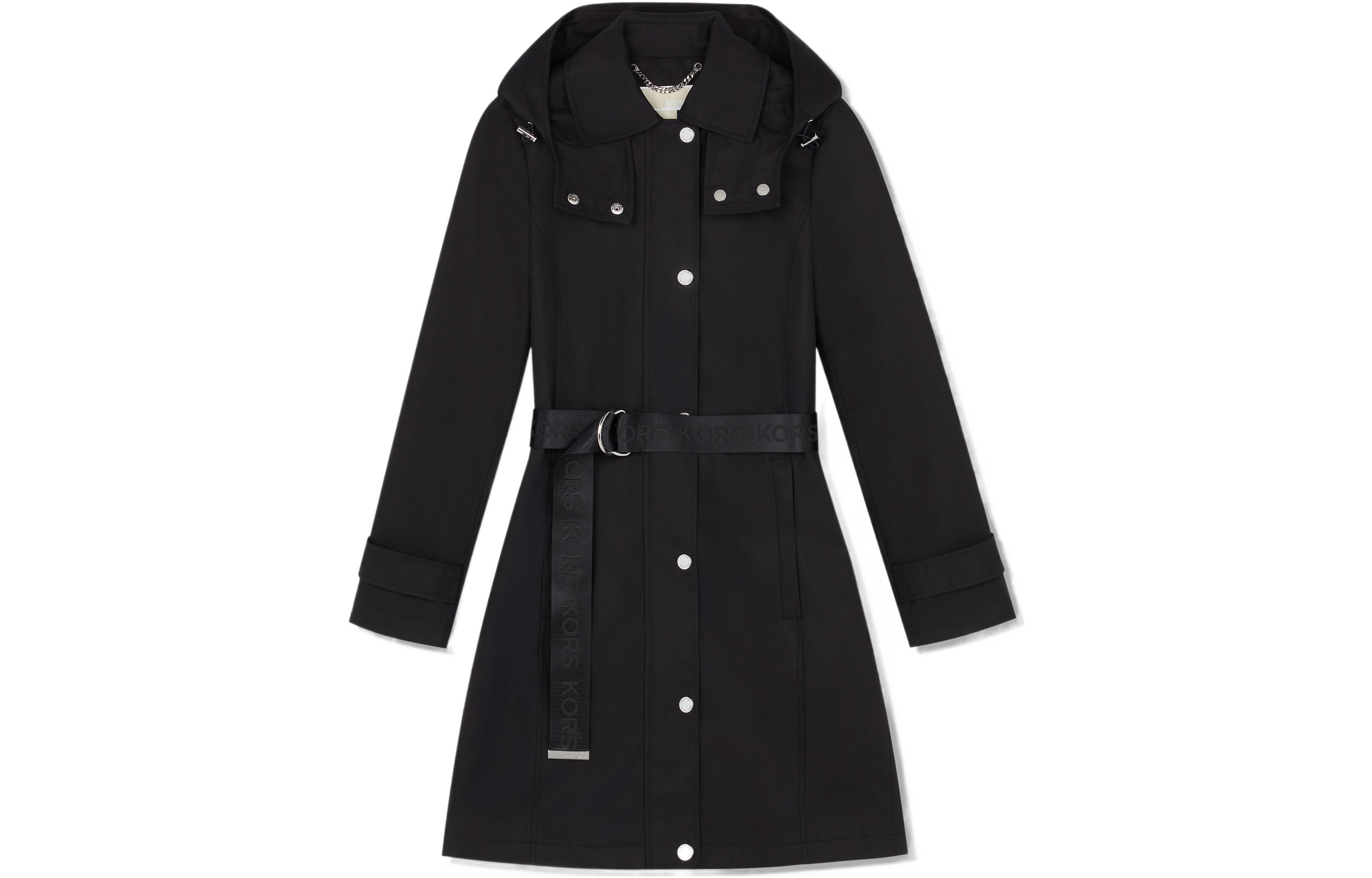 Женский плащ MICHAEL MICHAEL KORS FW22 (черный)