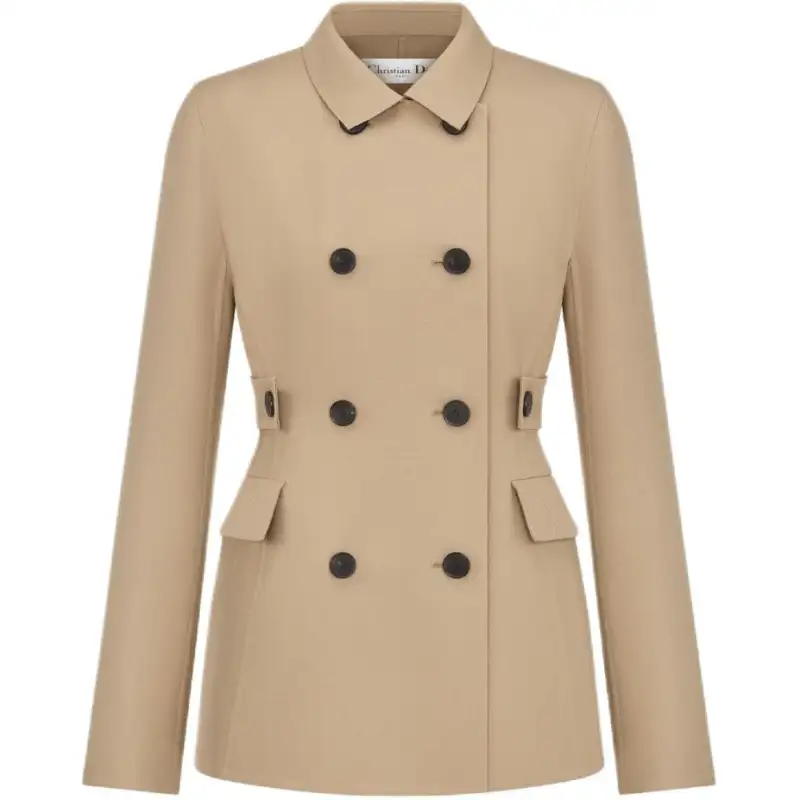 DIOR Qixi Festival Collection FW24 Business Suit Coat Women's Beige