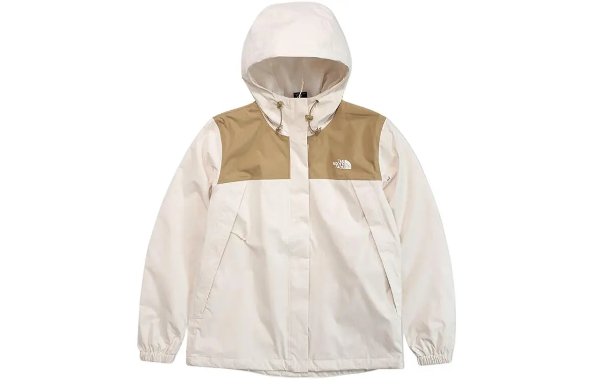 THE NORTH FACE Antora Waterproof, Windproof, And Abrasion Resistant Windbreaker Jacket Women's Beige