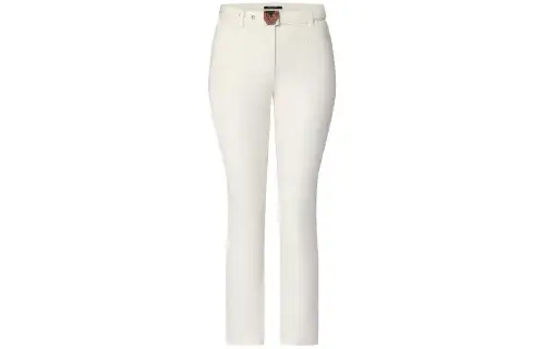 Lv V Buckle Fitted Pants