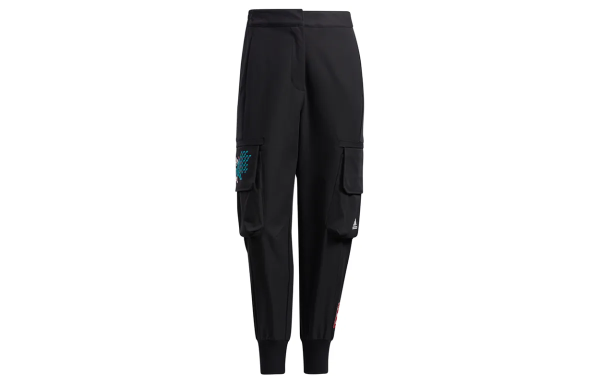 Adidas CNY Collection Knitted Sweatpants Women's Black