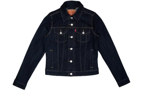Levis Denim Jacket Women's Dark Blue