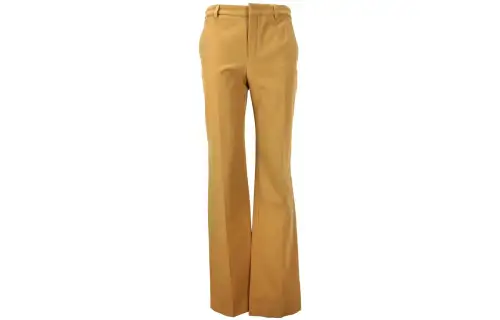 Loro Piana Casual Pants Women's Yellow Bootcut Pants
