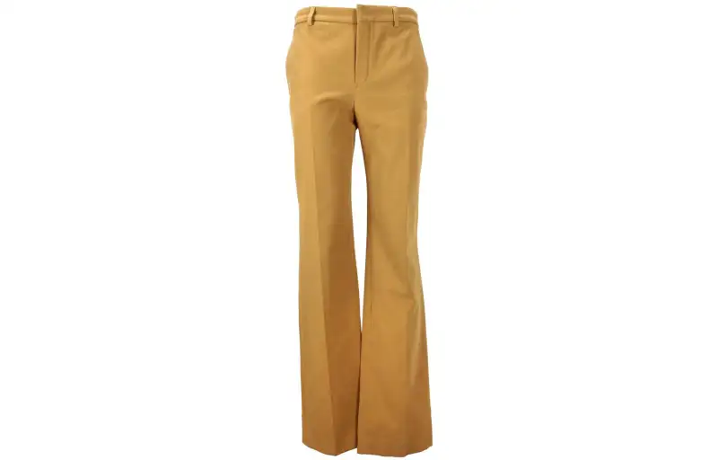 Loro Piana Casual Pants Women's Yellow Bootcut Pants
