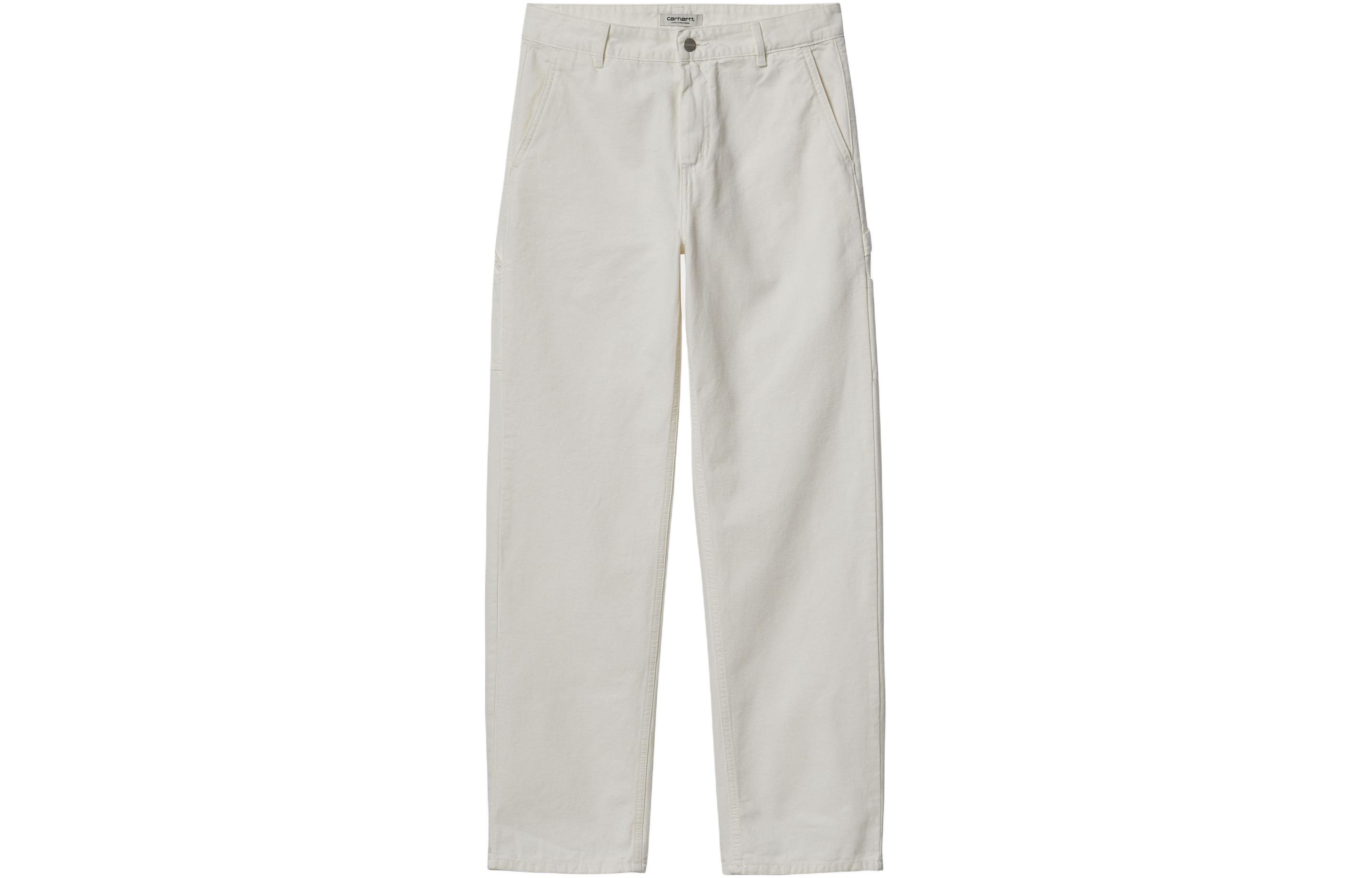 Женские штаны Carhartt WIP SS24 W' Pierce Pant Straight (белые)